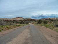 Utah's Red Rock Landscape: Straight Down the Road