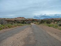 Utah's Red Rock Landscape: Straight Down the Road