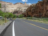 Utah Road: Asphalt Cutting Through the Landscape