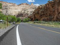 Utah Road: Asphalt Cutting Through the Landscape