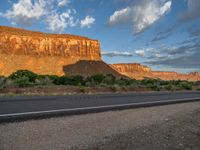 Utah Road: Canyon Landscape at Dawn