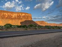 Utah Road: Canyon Landscape at Dawn