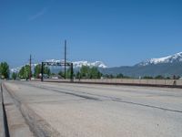 Utah Road: Clear Sky and Beautiful Natural Landscape