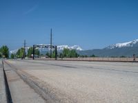 Utah Road: Clear Sky and Beautiful Natural Landscape