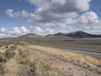 Utah Road in the Desert Landscape