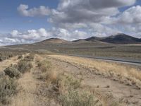 Utah Road in the Desert Landscape