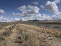 Utah Road in the Desert Landscape