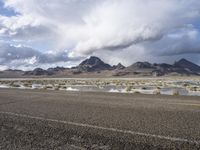 Utah Road: Through Desert and Mountain Landscape