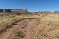 Utah Road: Dirt, Gravel, and Mountain Landscape