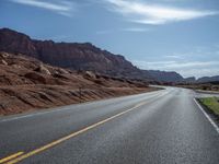 Utah Road Landscape: Asphalt and Clouds