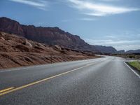 Utah Road Landscape: Asphalt and Clouds