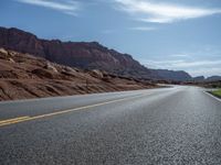 Utah Road Landscape: Asphalt and Clouds