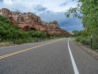 Utah Road Landscape under Clear Skies