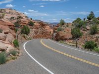 Utah Road Landscape under a Clear Sky