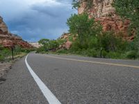 Utah Road Landscape: Clouds, Day, and Nature