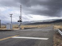 Utah Road in the Low Mountains Landscape