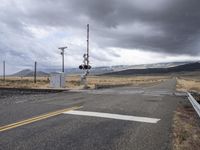 Utah Road in the Low Mountains Landscape