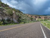 Utah Road: Mountains and Clouds