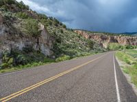 Utah Road: Mountains and Clouds