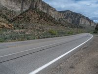 Utah Road: Mountains and Clouds