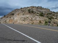 Utah Road: Nature and Landscape with Clouds