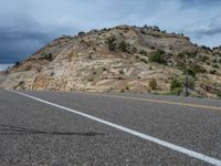 Utah Road: Nature and Landscape with Clouds