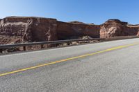 Utah Road: Red Rock Landscape