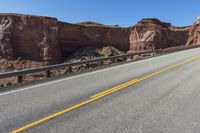 Utah Road: Red Rock Landscape