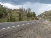 Utah Road Through a Gloomy Landscape