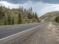 Utah Road Through a Gloomy Landscape