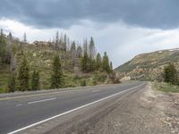 Utah Road Through a Gloomy Landscape