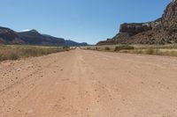 Utah Road Through Red Rock Landscape