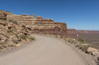 Utah Road: Traveling Through Red Rock Landscape