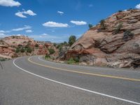 Utah Road Traverses Stunning Landscape