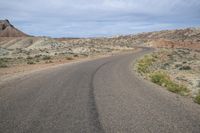 Utah Road: Traversing the Desert Landscape