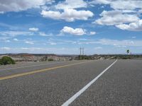 Utah Road: Landscape and Clouds in the USA