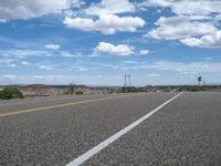 Utah Road: Landscape and Clouds in the USA