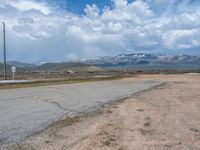 Utah Rural Landscape: A Dirt Road Through the Mountains