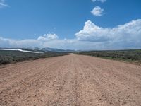 Utah Rural Landscape: A Scenic Dirt Road