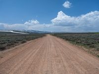 Utah Rural Landscape: A Scenic Dirt Road