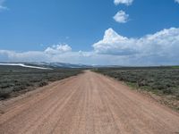 Utah Rural Landscape: A Scenic Dirt Road