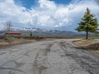 Utah Rural Landscape: Lake and Majestic Mountains