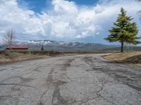 Utah Rural Landscape: Lake and Majestic Mountains