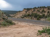 Utah Rural Landscape: Mountains and Road