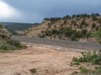 Utah Rural Landscape: Mountains and Road