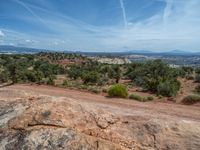 Utah Rural Landscape: Off Road Track through Gravel and Sand