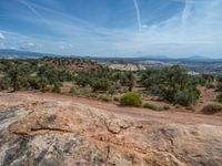 Utah Rural Landscape: Off Road Track through Gravel and Sand