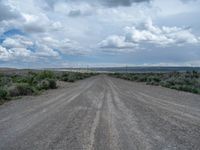 Utah Rural Landscape: A Road Amidst Clouds