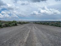 Utah Rural Landscape: A Road Amidst Clouds