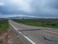 Utah's Rural Landscape: Road Through Fields